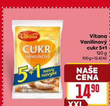 Vilana CUKR VANILINOVÝ 5+1  120 g