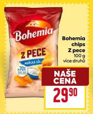 Bohemia chips Z pece 100 g 