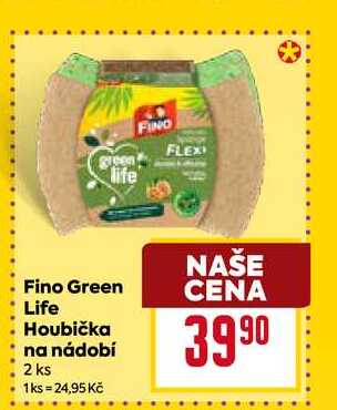 Fino Green NAŠE CENA Life Houbička na nádobí 2 ks 