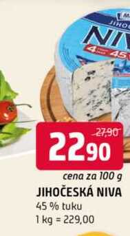 Jihočeská Niva 45% 100g