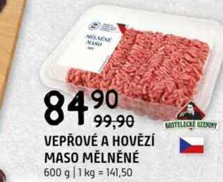 Mleté maso hovězí a vepřové 1 kg