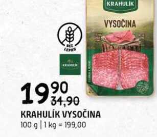 Krahulík Vysočina 100g