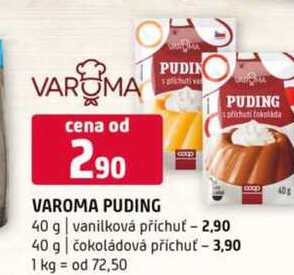 Varoma puding 40 g vanilková příchuť 40 g čokoládová příchuť