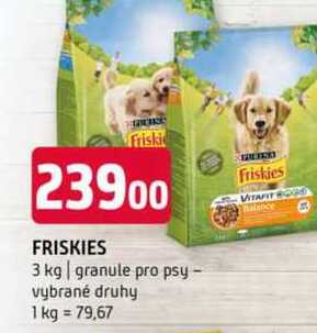 Friskies 3 kg granule pro psy vybrané druhy 