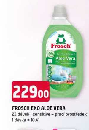 Frosch Aloe Vera 22 dávek sensitive - prací prostředek 