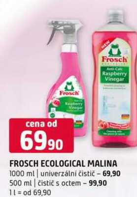 Frosch ecological malina 1000 ml univerzální čistič čistič s octem 