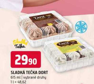 Sladká tečka dort 615 ml vybrané druhy