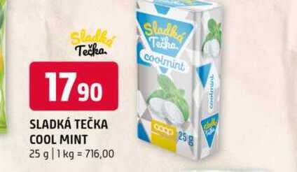 Sladká tečka cool mint 25g