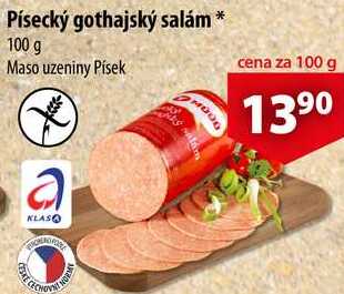 Písecký gothajský salám, 100 g