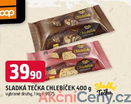 SLADKÁ TEČKA CHLEBÍČEK 400 g 