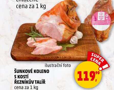 ŠUNKOVÉ KOLENO S KOSTÍ ŘEZNÍKŮV TALÍŘ, 1 kg
