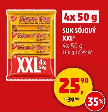 SUK SÓJOVÝ XXL, 4x 50 g  