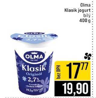 Olma Klasik jogurt bily 400 g