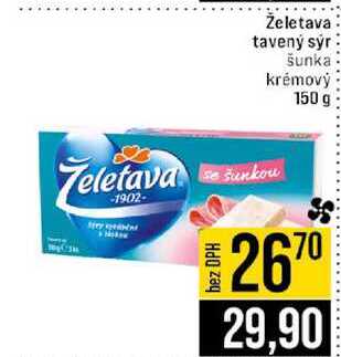 Želetava tavený sýr šunka krémový 150 g