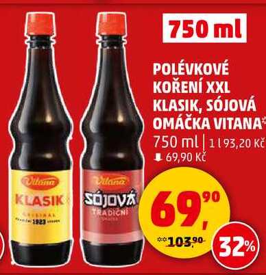 POLÉVKOVÉ KOŘENÍ XXL KLASIK, 750 ml