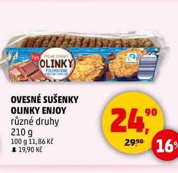 OVESNÉ SUŠENKY OLINKY ENJOY různé druhy, 210 g 