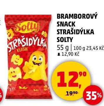 BRAMBOROVÝ SNACK STRAŠIDÝLKA SOLTY, 55 g 