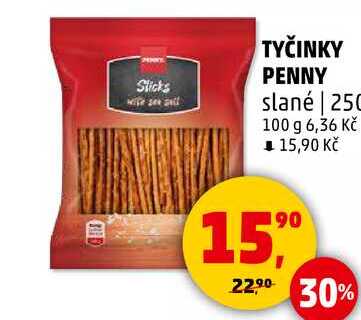 TYČINKY PENNY slané, 250 g