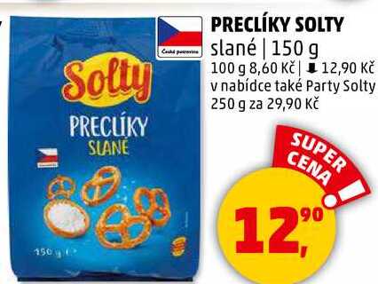 PRECLÍKY SOLTY slané, 150 g 