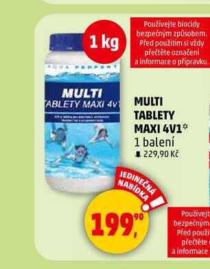 MULTI TABLETY MAXI 4V1, 1 balení  