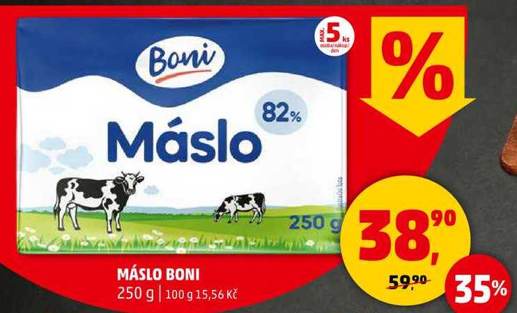 MÁSLO BONI, 250 g  
