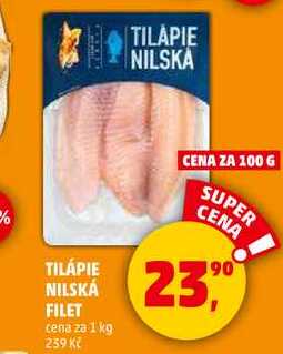 TILÁPIE NILSKÁ FILET, 100 g