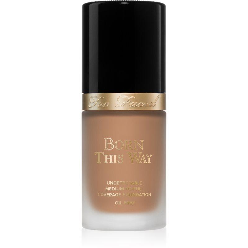Too Faced Born This Way Flawless Coverage Natural Finish Foundation krycí make-up pro přirozený vzhled odstín Light Beige 30 ml