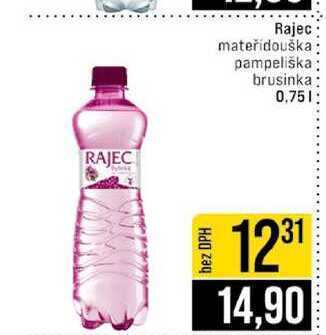 Rajec mateřídouška pampeliška brusinka 0.75l