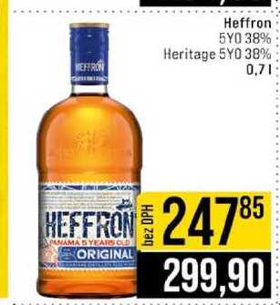 Heffron 5YO 38% Heritage 5YO 38% 0,7l