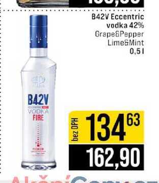 B42V Eccentric vodka 42% Grape&Pepper Lime&Mint 0,5l 