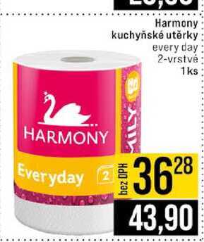 Harmony kuchyňské utěrky every day 2-vrstvé 1ks 