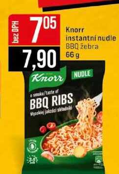 Knorr instantni nudle BBQ žebra 66 g 