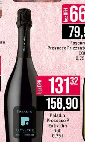 Paladin Prosecco Extra Dry DOC 0,75l 