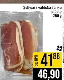 Schwarzwaldská šunka plátky 250 g
