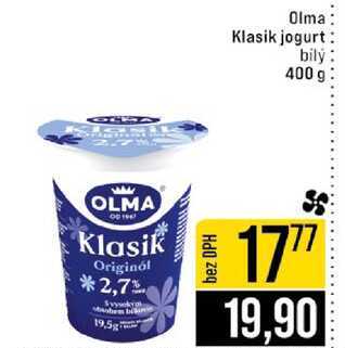Olma Klasik jogurt bily 400 g