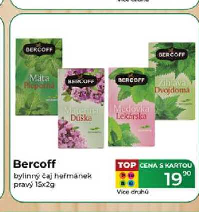 Bercoff bylinný čaj heřmánek pravý 15x2g  