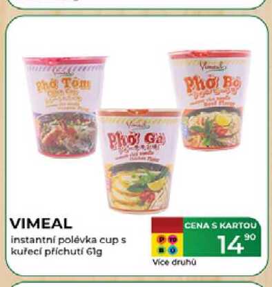VIMEAL instantní polévka cup s kuřecí příchutí 61g 