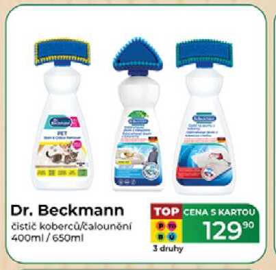 Dr. Beckmann čistič koberců/čalounění 400ml/650ml 