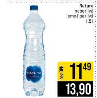 Natura neperlivá jemně perlivá 1,5l