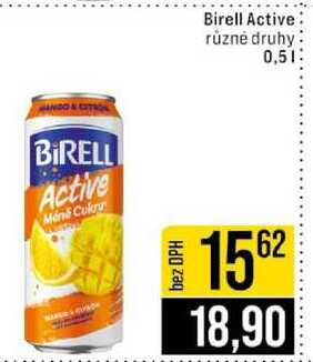 Birell Active různé druhy 0,5l