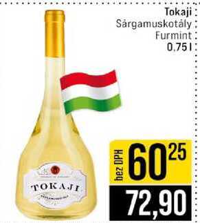 Tokaji Sárgamuskotály Furmint 0,75l