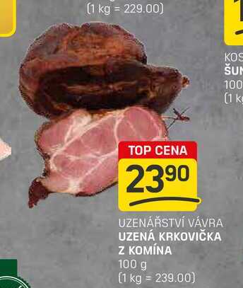UZENÁ KRKOVIČKA Z KOMÍNA 100 g