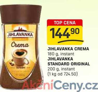 JIHLAVANKA STANDARD ORIGINAL 200 g, instant 