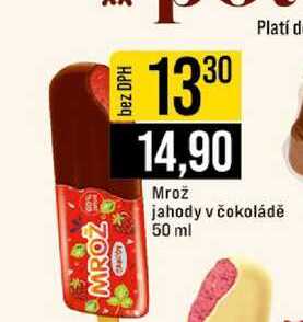 Mrož jahody v čokoládě 50 ml 
