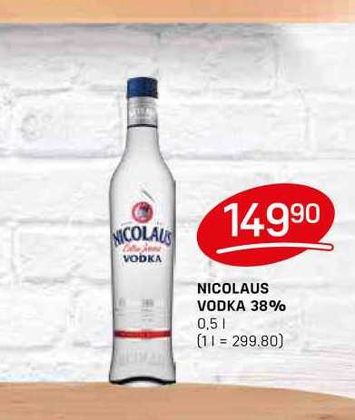 NICOLAUS VODKA 38% 0,5l