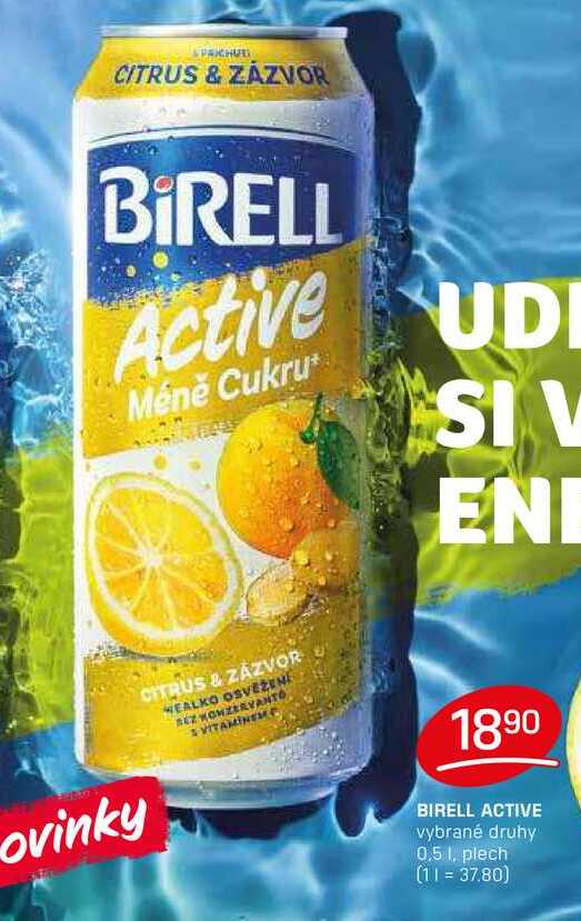 BIRELL ACTIVE vybrané druhy 0,51, plech 
