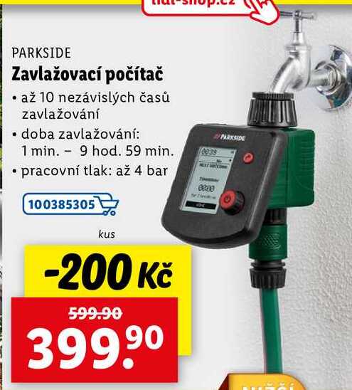 Zavlažovací počítač 