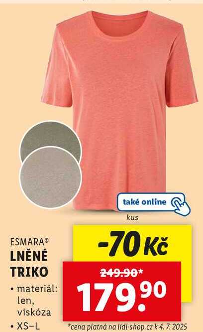 LNĚNÉ TRIKO 