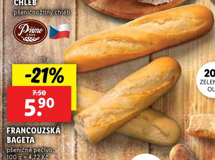 FRANCOUZSKÁ BAGETA, 125 g