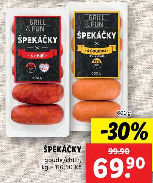 ŠPEKÁČKY, 600 g